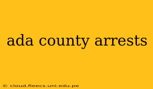 ada county arrests