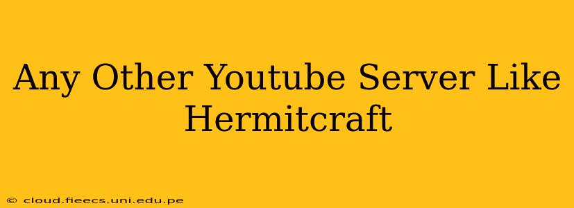 Any Other Youtube Server Like Hermitcraft