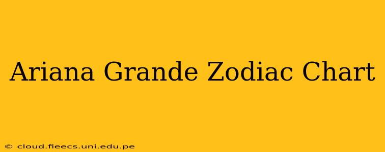 Ariana Grande Zodiac Chart