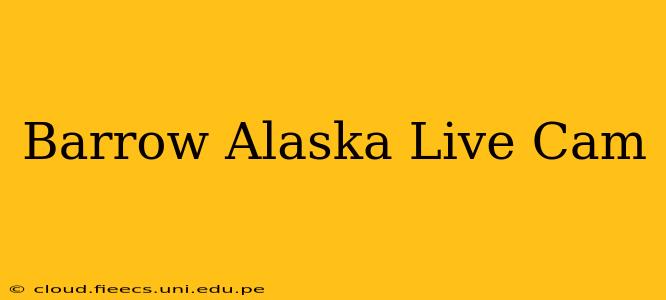 Barrow Alaska Live Cam