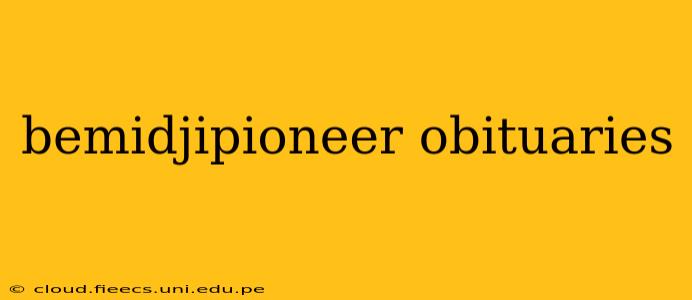 bemidjipioneer obituaries