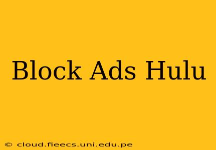 Block Ads Hulu