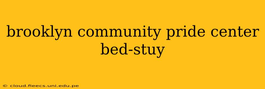 brooklyn community pride center bed-stuy