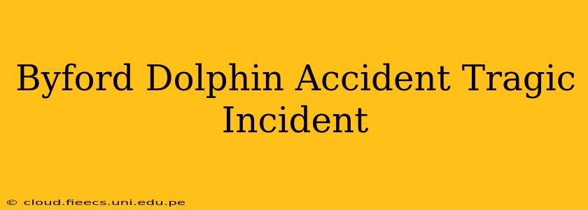 Byford Dolphin Accident Tragic Incident