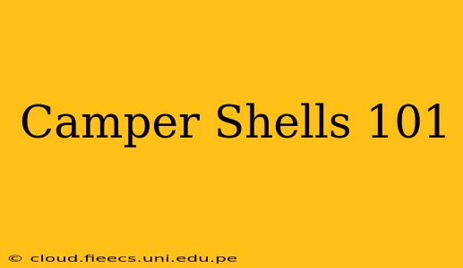 Camper Shells 101
