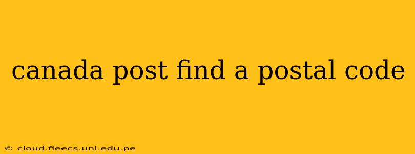 canada post find a postal code