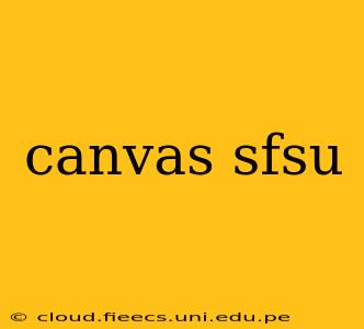 canvas sfsu