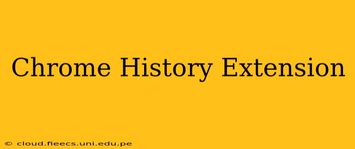 Chrome History Extension