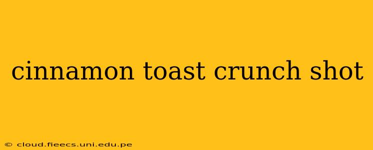 cinnamon toast crunch shot