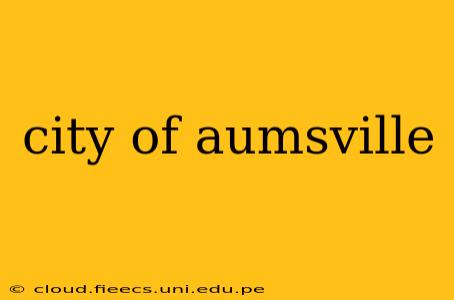 city of aumsville