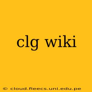 clg wiki