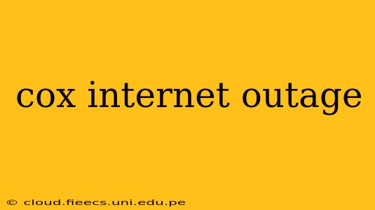 cox internet outage