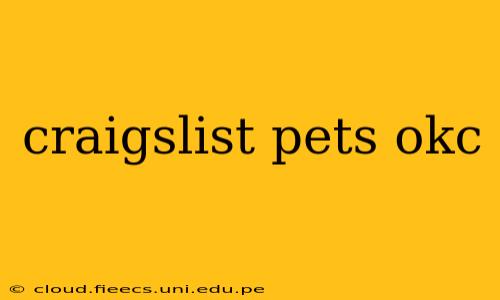 craigslist pets okc