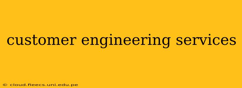customer engineering services