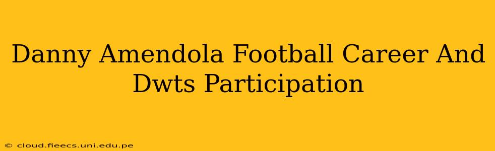 Danny Amendola Football Career And Dwts Participation