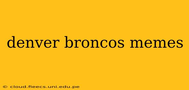 denver broncos memes