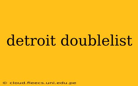 detroit doublelist