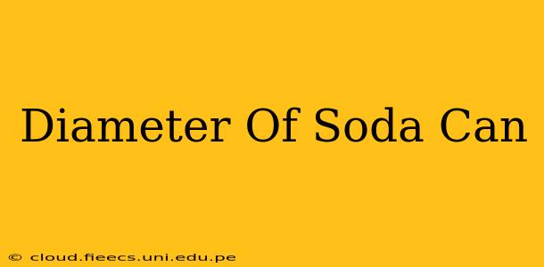 Diameter Of Soda Can