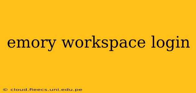 emory workspace login