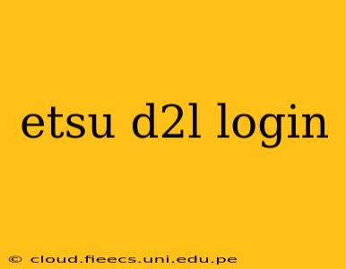 etsu d2l login