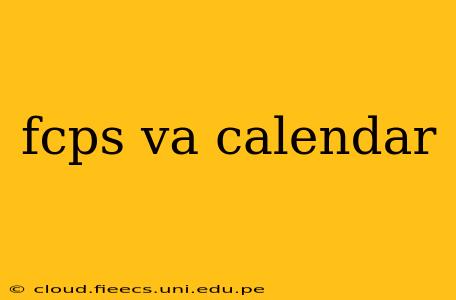 fcps va calendar
