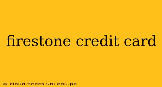 firestone credit card