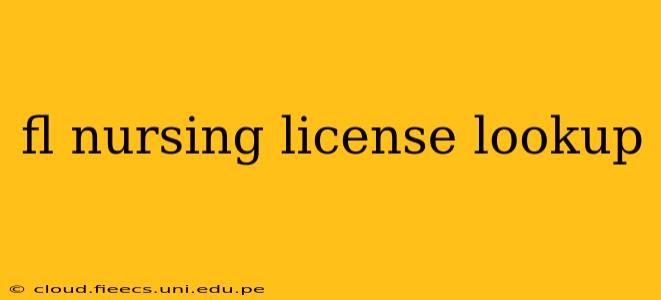 fl nursing license lookup