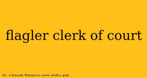 flagler clerk of court