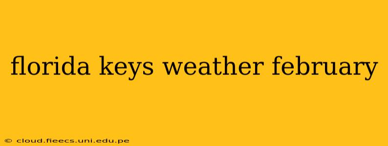 florida keys weather february