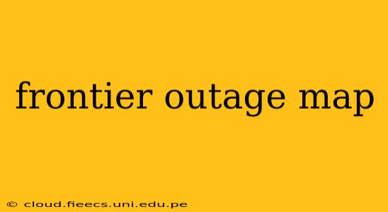 frontier outage map