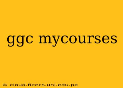 ggc mycourses