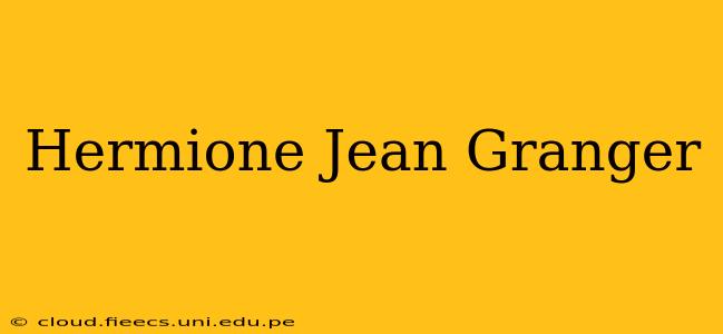 Hermione Jean Granger