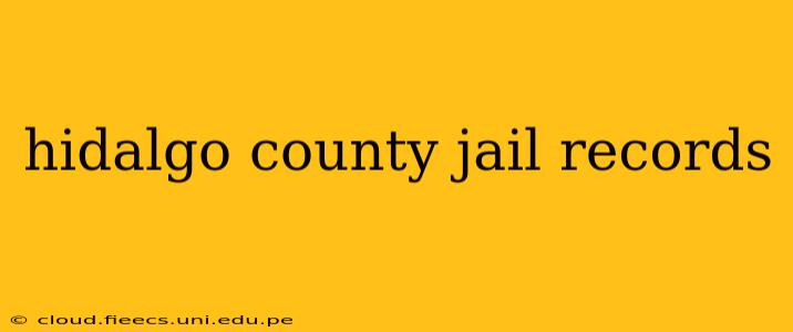 hidalgo county jail records