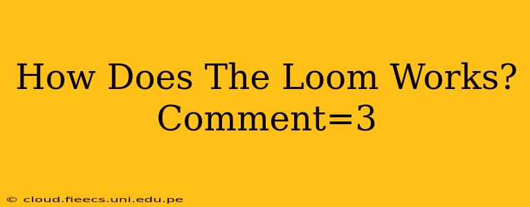 How Does The Loom Works?Comment=3