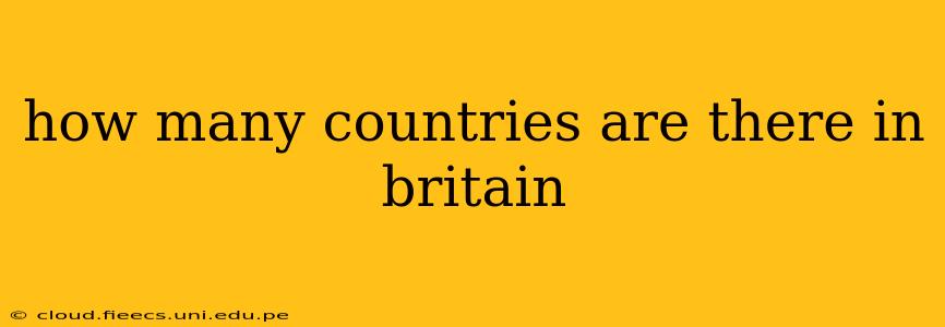 how many countries are there in britain