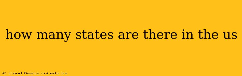 how many states are there in the us