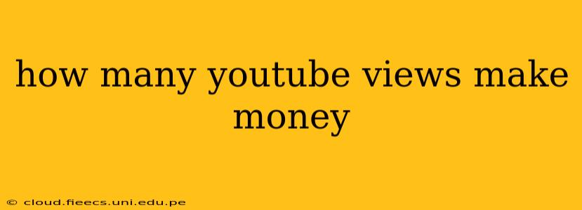 how many youtube views make money