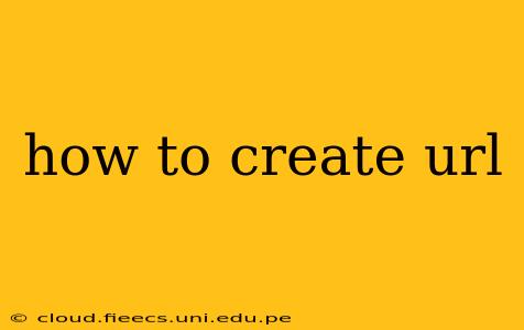 how to create url