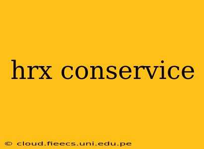 hrx conservice