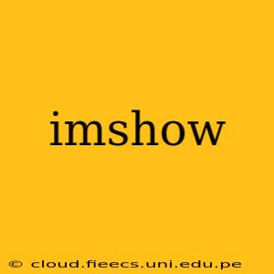 imshow