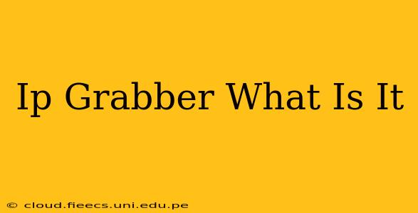 Ip Grabber What Is It
