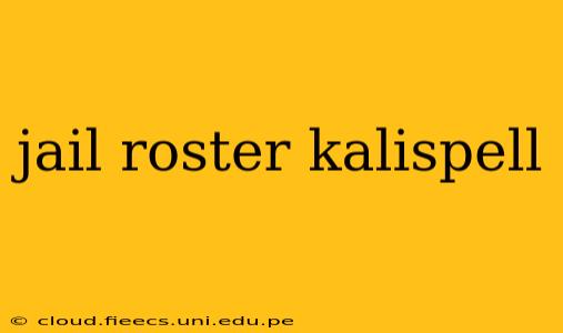 jail roster kalispell