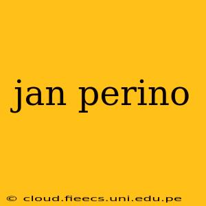 jan perino