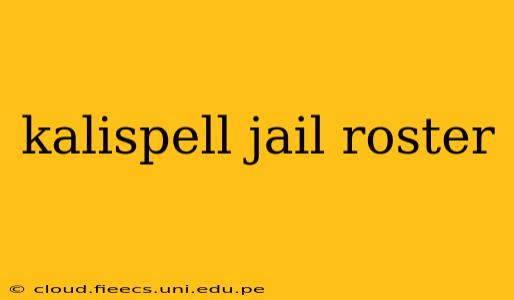 kalispell jail roster