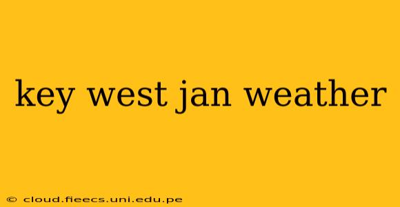 key west jan weather