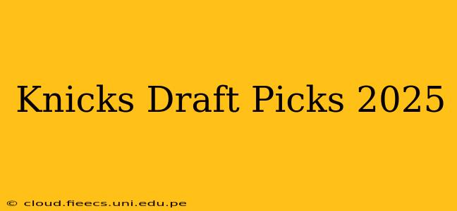 Knicks Draft Picks 2025