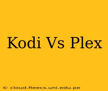 Kodi Vs Plex