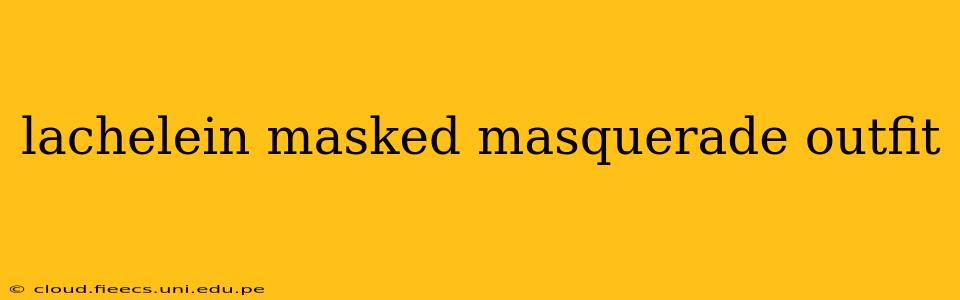 lachelein masked masquerade outfit