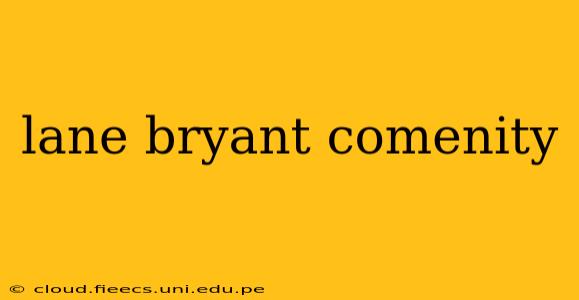 lane bryant comenity