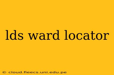 lds ward locator
